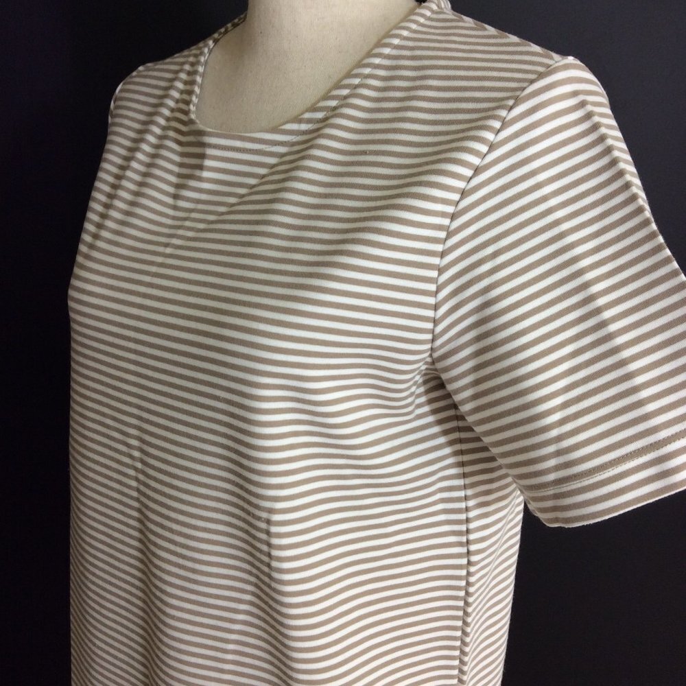 Jessica Holbrook Womens Top Size Medium Striped Short Sleeve - Picture 9 of 12